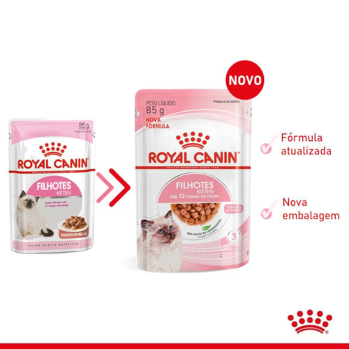 Sachê Royal Canin Cat Kitten Instinctive para Gatos Filhotes 85g - imagem adicional