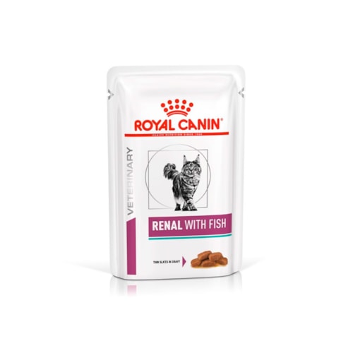 Sachê Royal Canin Feline Renal Peixe 85 g