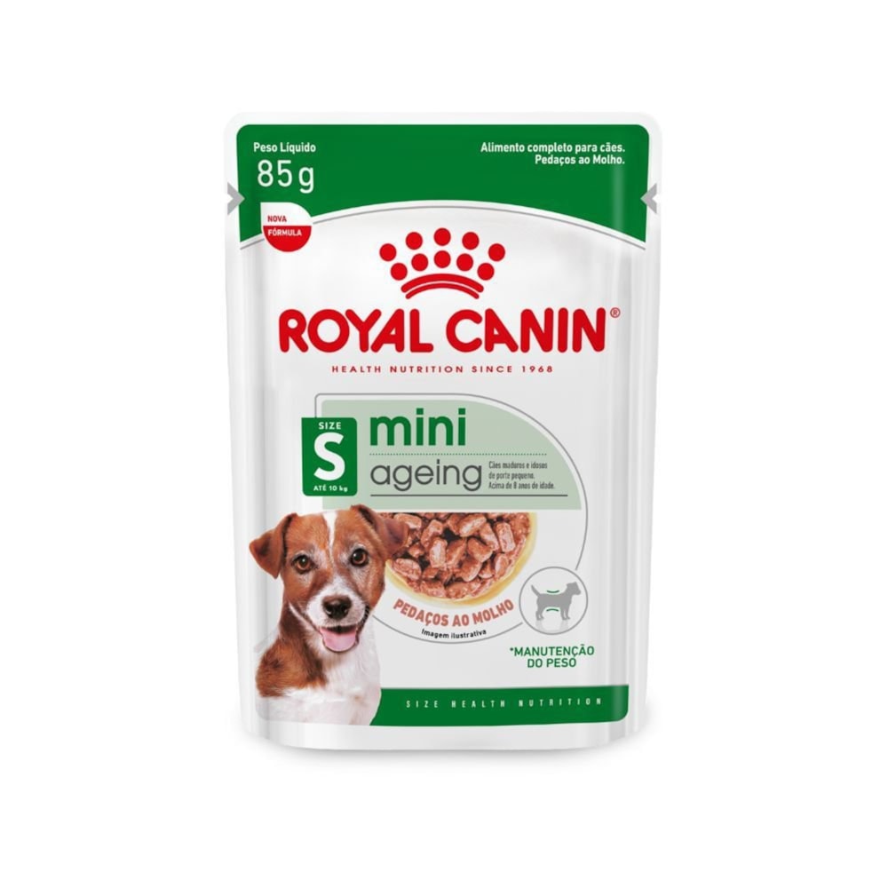 Sachê Royal Canin para Cães Adultos de Raças Pequenas a partir de 12 Anos de Idade 85g