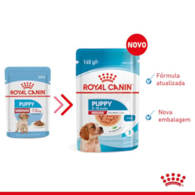 Sachê Royal Canin para Cães Filhotes Raças Médias 140g - imagem adicional
