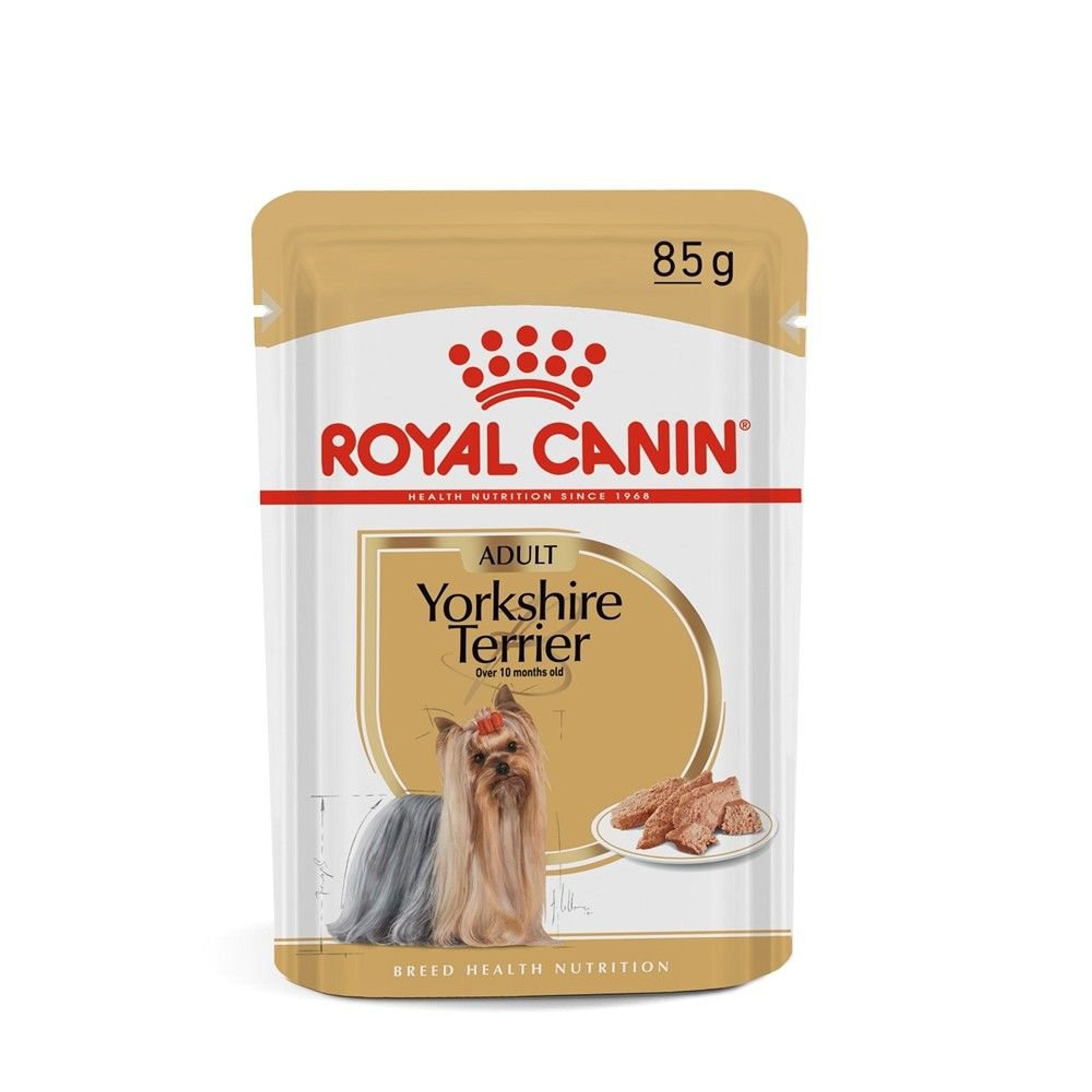 Sachê Royal Canin para Yorkshire Terrier Adultos Pelagem Saudável 85g