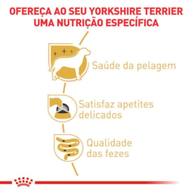 Sachê Royal Canin para Yorkshire Terrier Adultos Pelagem Saudável 85g - imagem adicional