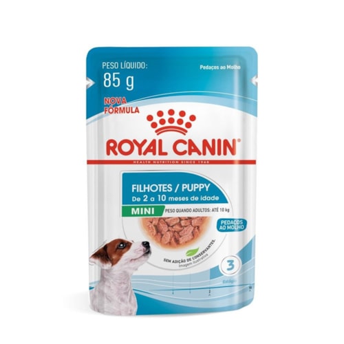 Sachê Royal Canin Puppy Mini para Cães Filhotes 85g