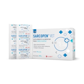 Sarcopen Vet Suplemento Alimentar para Cães e Gatos 10g Avert 30 Sachês - imagem adicional