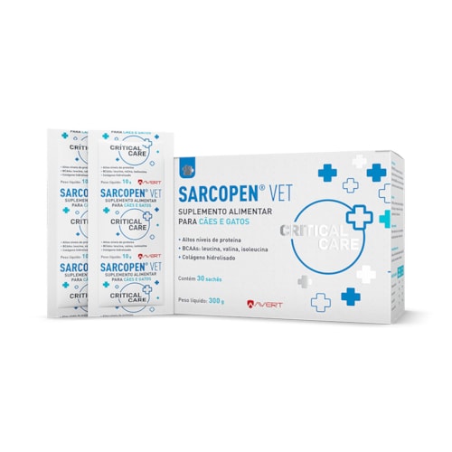 Sarcopen Vet Suplemento Alimentar para Cães e Gatos 10g Avert 30 Sachês - imagem adicional