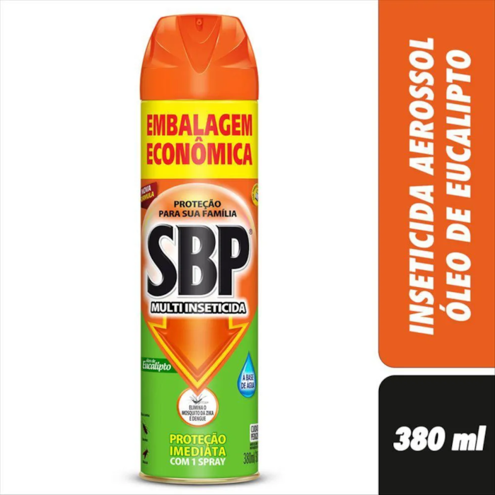 SBP Multi Aerosol Inseticida com Óleo de Eucalipto 380ml