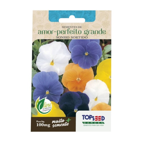 Semente Amor-Perfeito Topseed Grande Sonho Sortido 100mg 