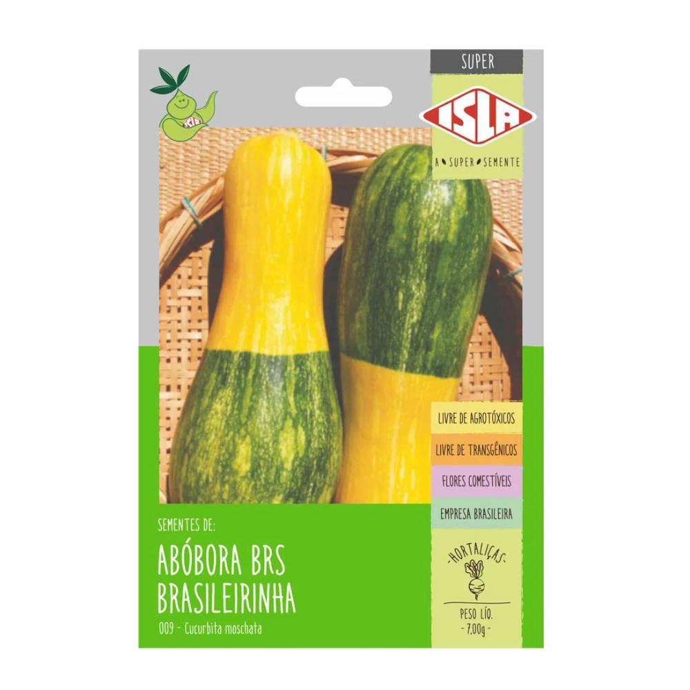Semente de Abóbora BRS Brasileirinha Isla Super 7g