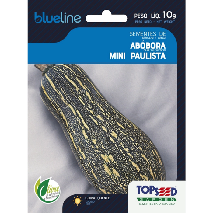 Semente de Abóbora Mini Paulista 10g - Topseed L003