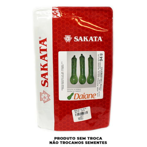 Semente de Abobrinha Híbrida Daiane 1.000 Sementes - Sakata 