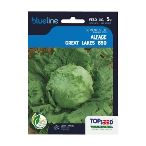 Semente de Alface Great Lakes 659 Topseed 5g 