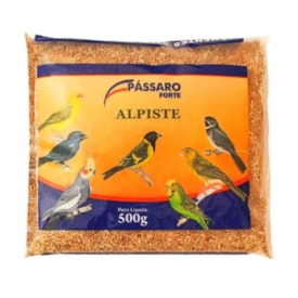 Semente de Alpiste Pássaro Forte 500 g
