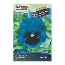 Semente de Amor-Perfeito Suíço Gigante Azul Topseed 100mg 