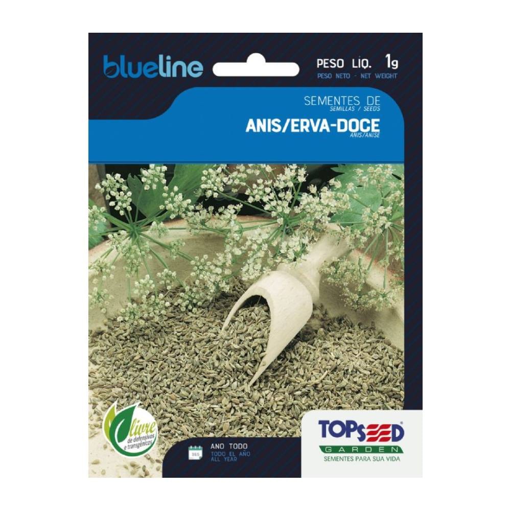 Semente de Anis/Erva-Doce Topseed 1g