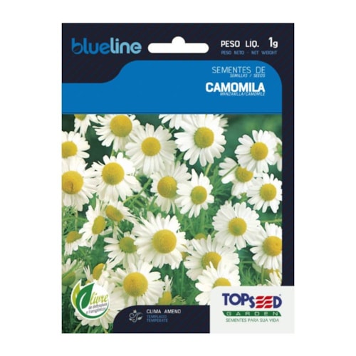 Semente de Camomila Topseed 1g