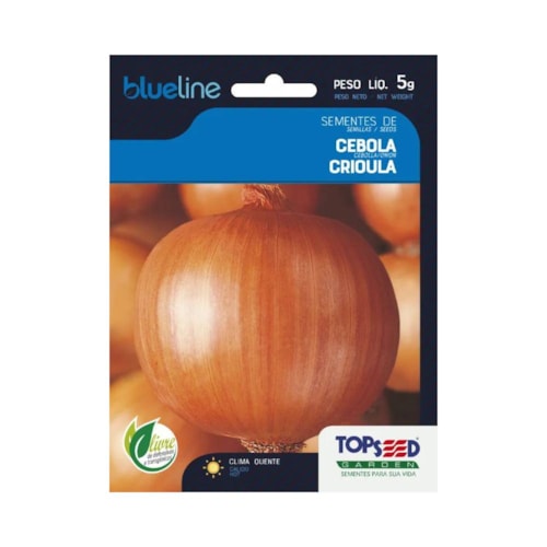 Semente de Cebola Crioula Topseed 5g 
