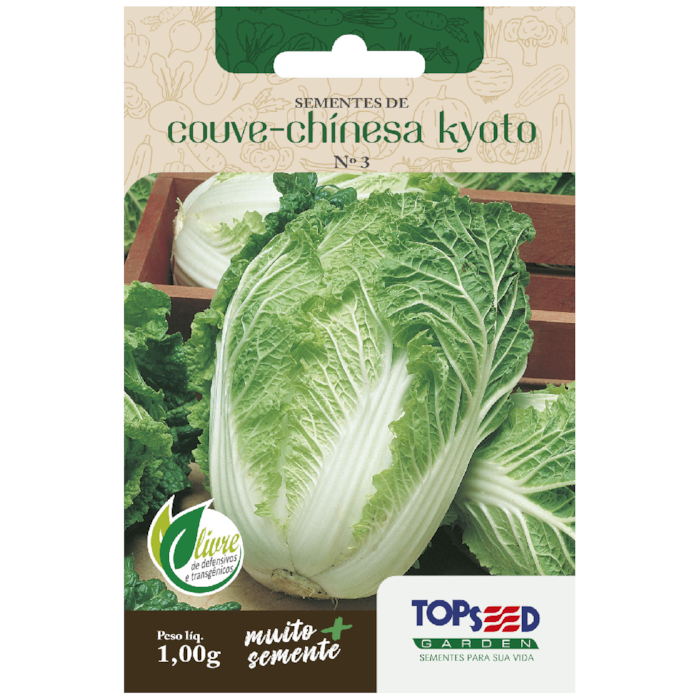 Semente de Couve Chinesa Kyoto nº 03 - Topseed L048