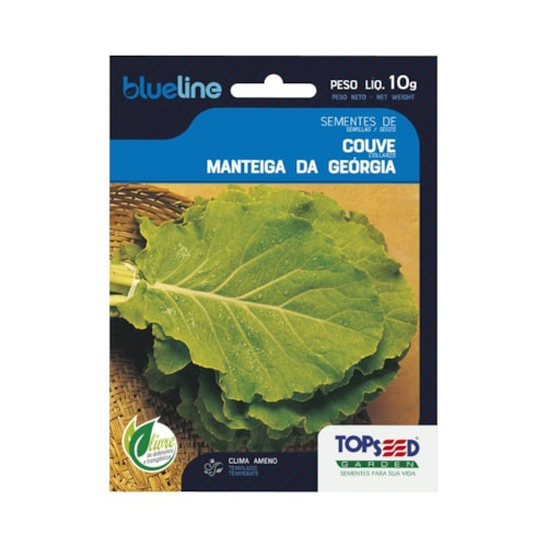 Semente de Couve Manteiga Geórgia Topseed 10g 