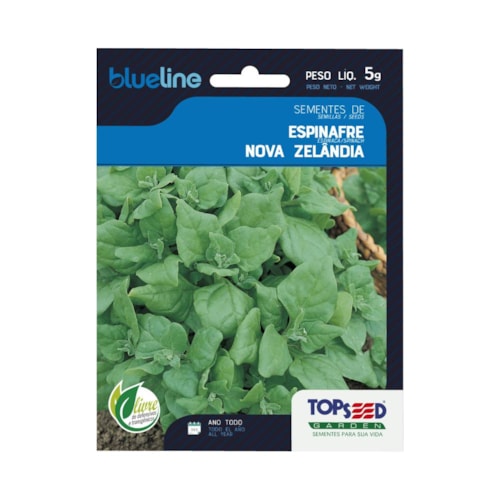 Semente de Espinafre Nova Zelândia Topseed 5g 