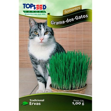 Semente de Grama dos Gatos Topseed 1 g 