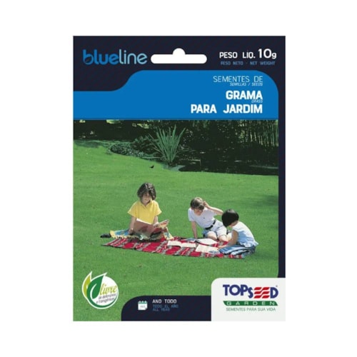 Semente de Grama para Jardim (Folha Fina) Topseed 10g