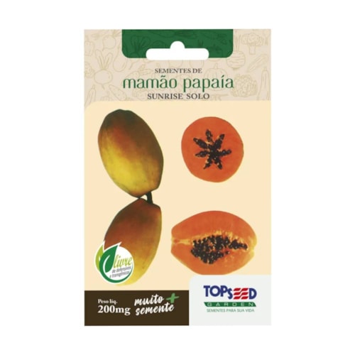 Semente de Mamão Sunrise Solo Topseed 200mg 