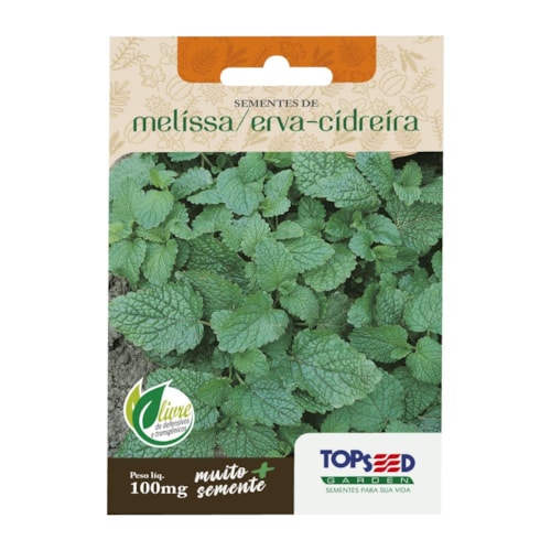 Semente de Melissa Erva Cidreira Topseed 100mg 