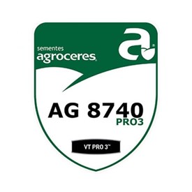 Semente de Milho Híbrido AG 8740 Pro 3 C3 - 60 mil Sementes - Agroceres