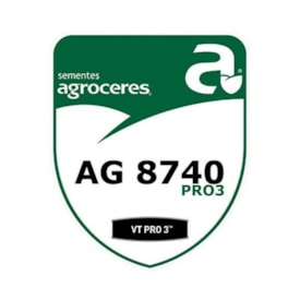 Semente de Milho Híbrido AG 8740 Pro 3 C3 - 60 mil Sementes - Agroceres