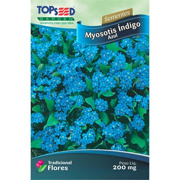 Semente de Myosotis Índigo Azul Topseed 200mg 