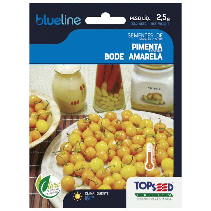 Semente de Pimenta Bode Amarela - Topseed L163