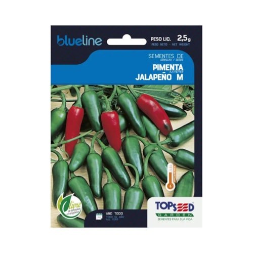 Semente de Pimenta Jalapeño M Topseed 2,5g 