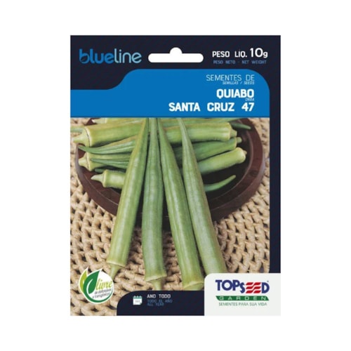 Semente de Quiabo Santa Cruz 47 Topseed 10g 