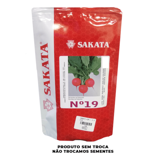 Semente de Rabanete Híbrido Nº 19 - Sakata