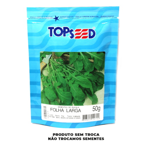 Semente de Rúcula Topseed Folha Larga 