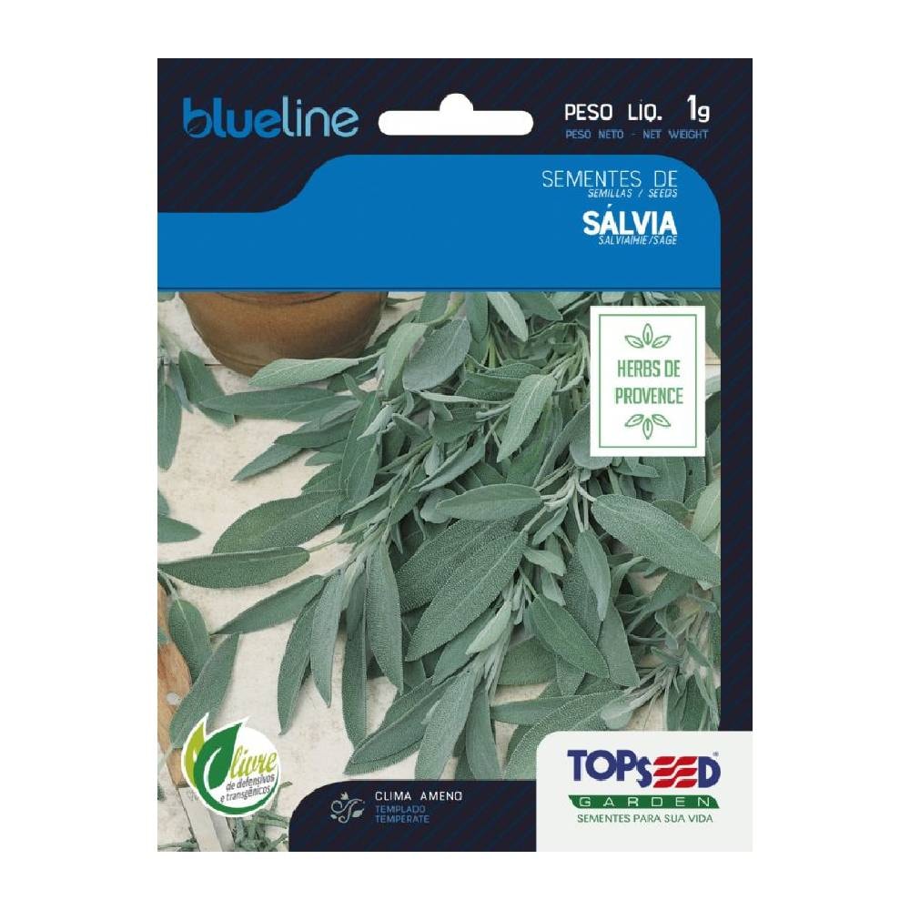 Semente de Sálvia Topseed 1g
