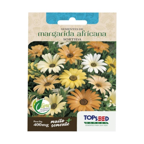 Semente Margarida Africana Sortida Topseed 400mg 