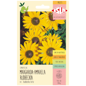 Semente Multi Margarida Amarela Rudbeckia 10g - Isla Sementes ref 442