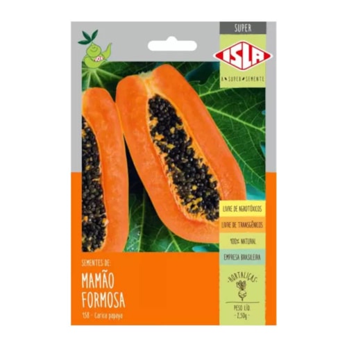 Sementes de Mamão Formosa Isla Super 2,50g