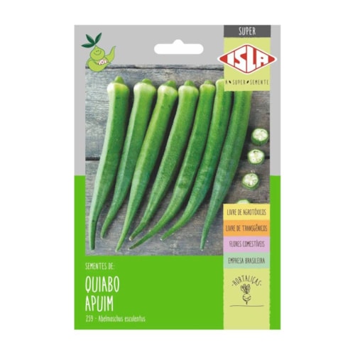 Sementes de Quiabo Apuim Isla Super 9g 