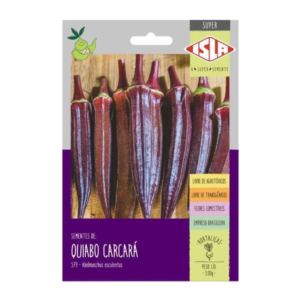 Sementes de Quiabo Carcará Isla Super 3g
