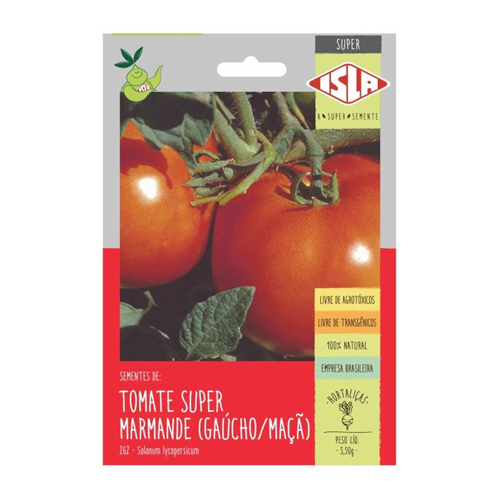 Sementes de Tomate Super Marmande (Gaúcho/Maçã) Isla Super 3,5g