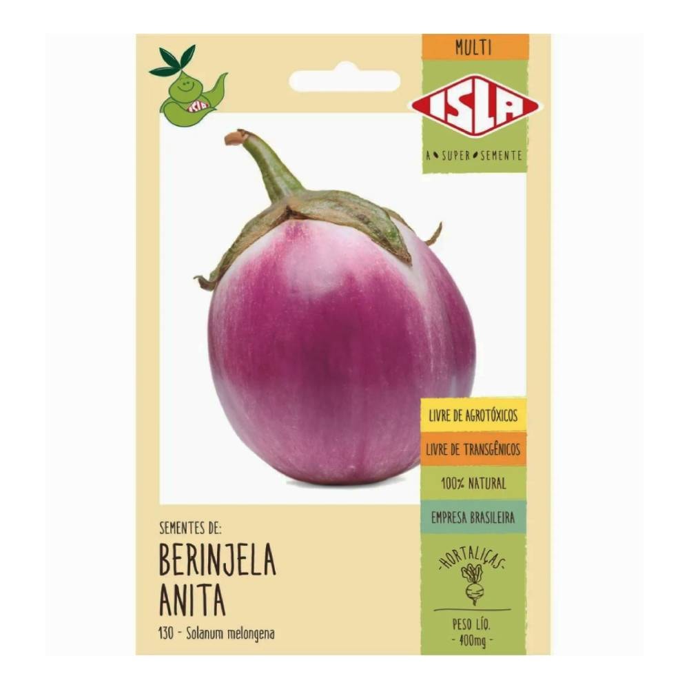 Sementes Isla Multi de Berinjela Anita 400mg