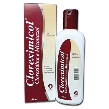 Shampoo Antimicrobiano Cloreximicol Cepav para Cães e Gatos 230ml