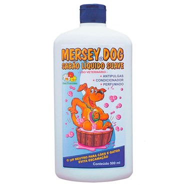 Shampoo AntiPulgas para Cães e Gatos Mersey Dog 500ml