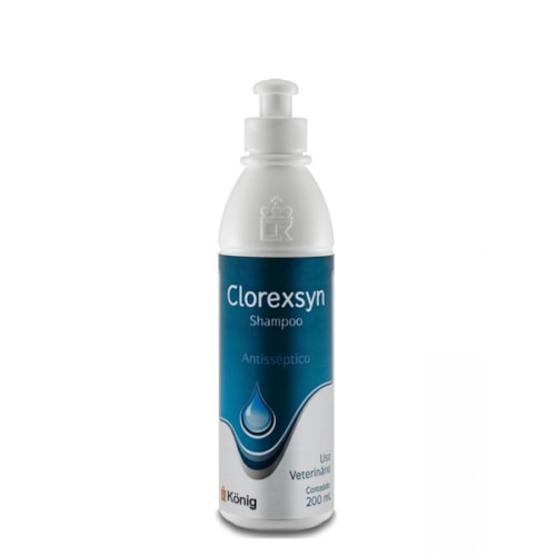 Shampoo Antisséptico Clorexsyn para Cães e Gatos 200 ml