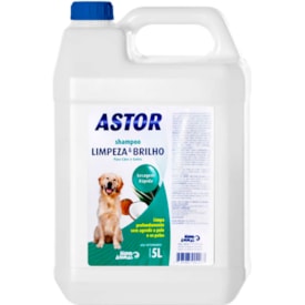 Shampoo Astor Limpeza e Brilho Coco 5L - Mundo Animal