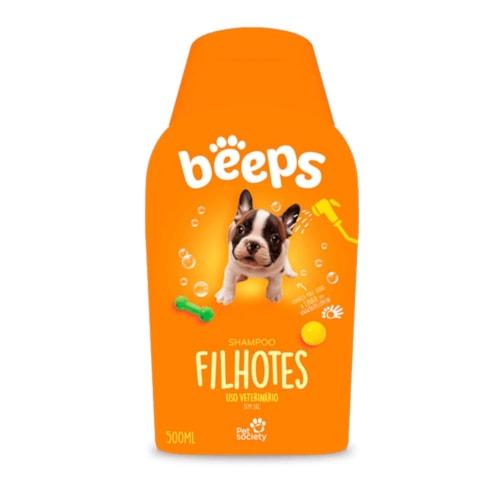 Shampoo Beeps Filhotes Pet Society 500ml