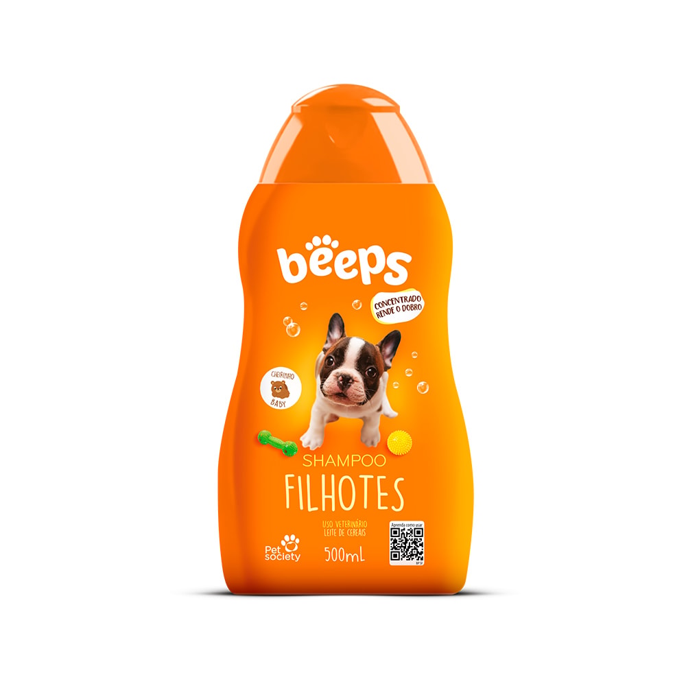 Shampoo Beeps Filhotes Pet Society 500ml