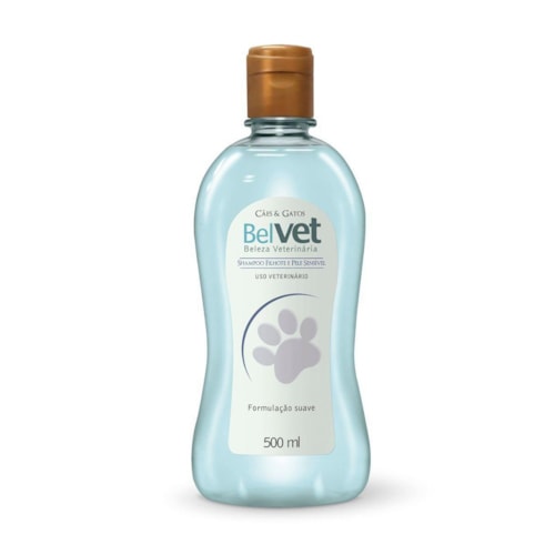 Shampoo Belvet para Cães e Gatos Pele Sensível e Filhotes 500 ml